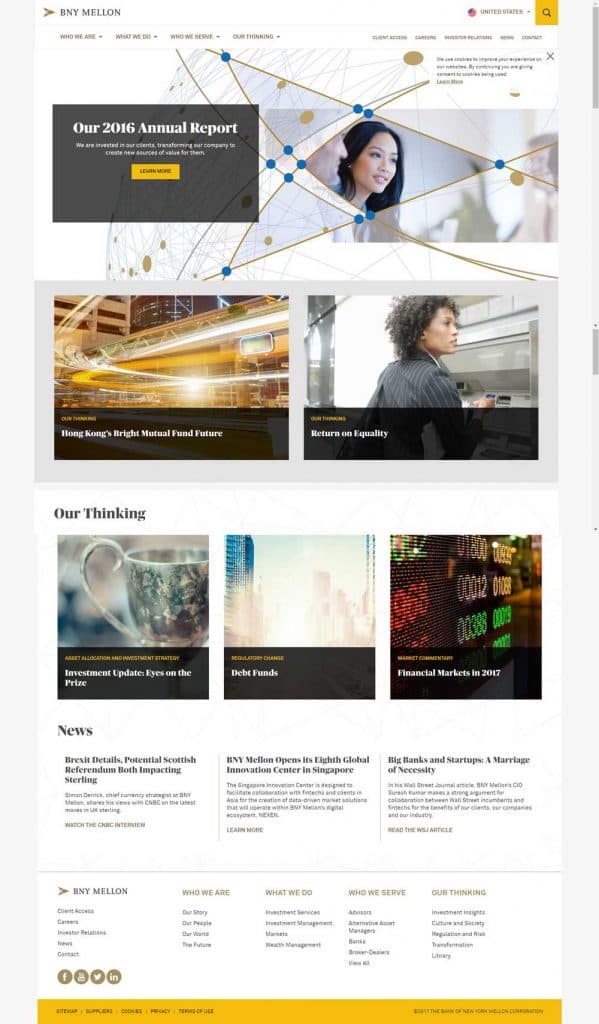 BNYMellon Webpage